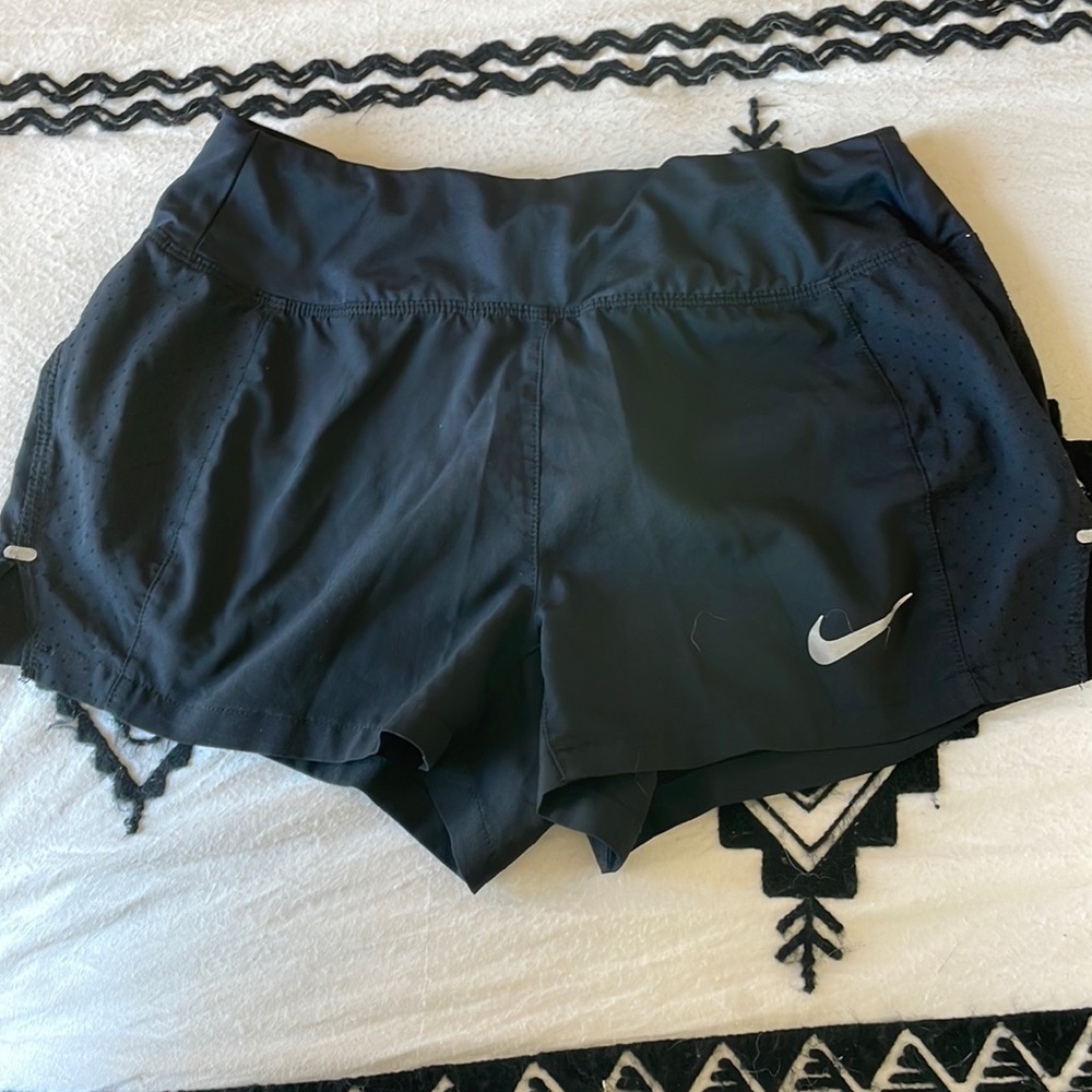 Black Nike Dri-Fit running shorts